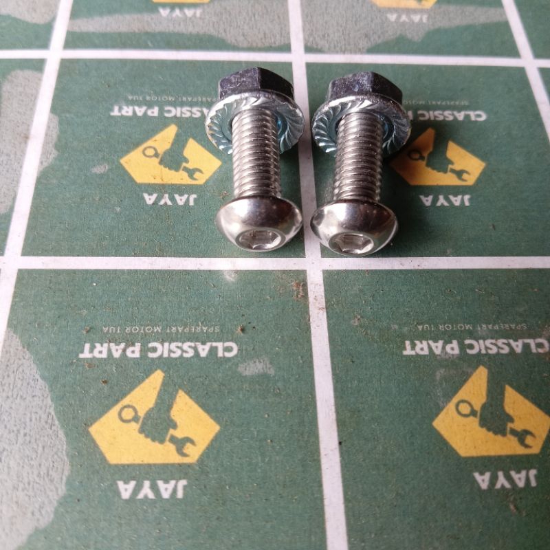 BAUT KUPINGAN BATOK LAMPU DEPAN CB GL MP S90 HONDA 90 TIGER BAHAN STAINLESS ANTI KARAT