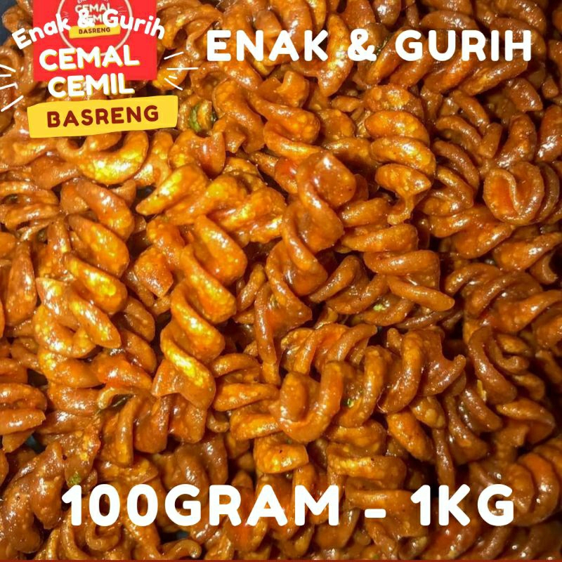 

Makaroni Spiral Full Bumbu enak&gurih 100gram-1kg