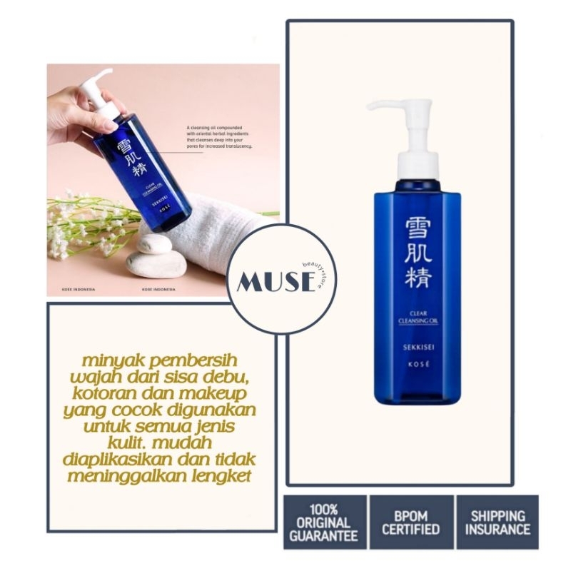 Kose Sekkisei Clear Cleansing Oil 250ml