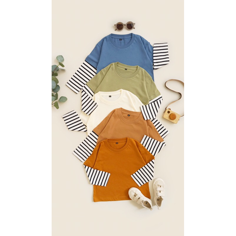 RACHIDKIDS/BAJU ANAK KEREN / DUBBY STRIPE TOP