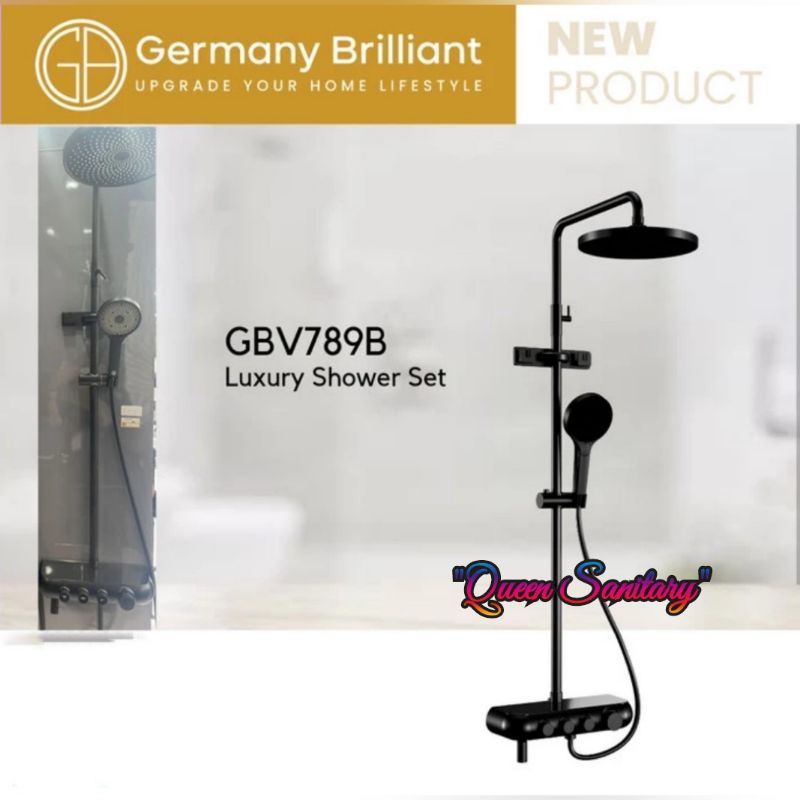 Jual GBV789B Germany Brilliant Luxury Shower Set Panas Dingin GBV789BM