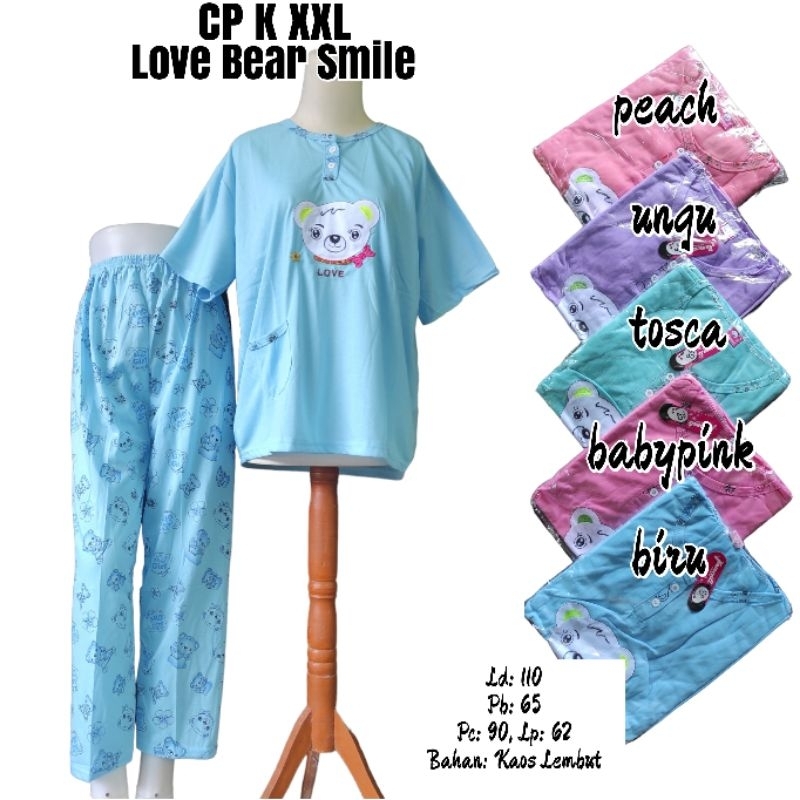 BABY DOLL LENGAN PENDEK JUMBO LD 110/ CP KAMENLI JUMBO