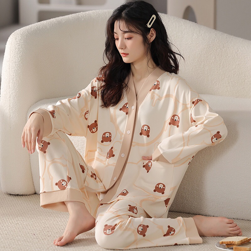 Kz_Setelan piyama pp import / set baju tidur pp terbaru / piyama pp wanita import murah