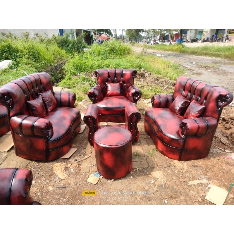 Sofa Jaquar Wash Mini Inul 221+Meja