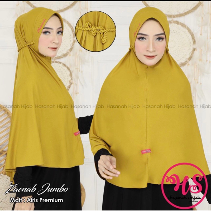 Hijab Instan "Zaenab jumbo" Ori Hasanah Hijab