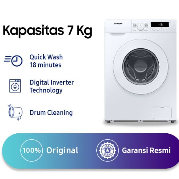 MESIN CUCI FRONT LOADING SAMSUNG WW 70 T 3 (7KG)