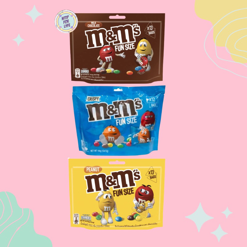 

M&M chocolate sharing pack isi 13