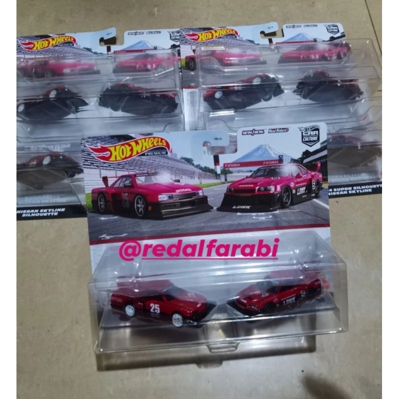 Hot Wheels twin pack Nissan Skyline LBWK Motul hotwheels 2 pack