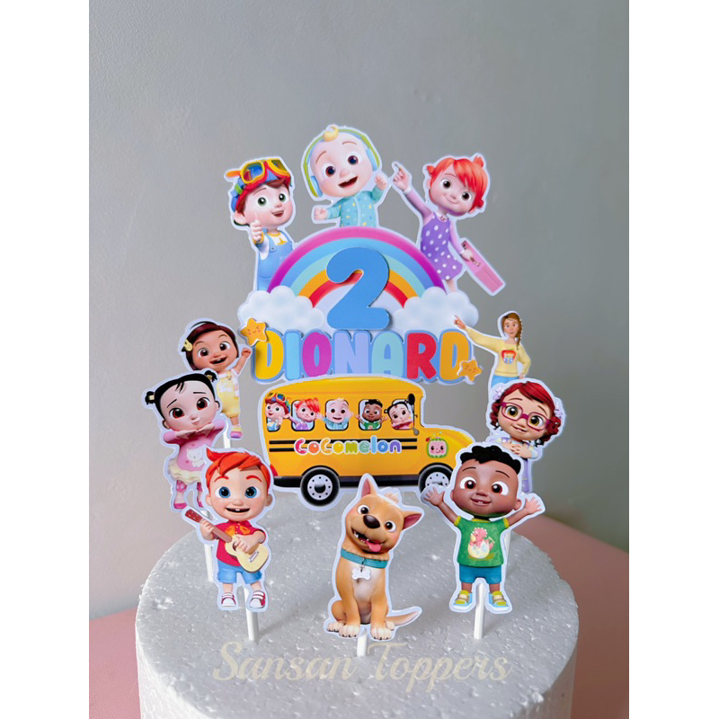 Topper Cake CocoMelon / Birthday Cake Cocomelon