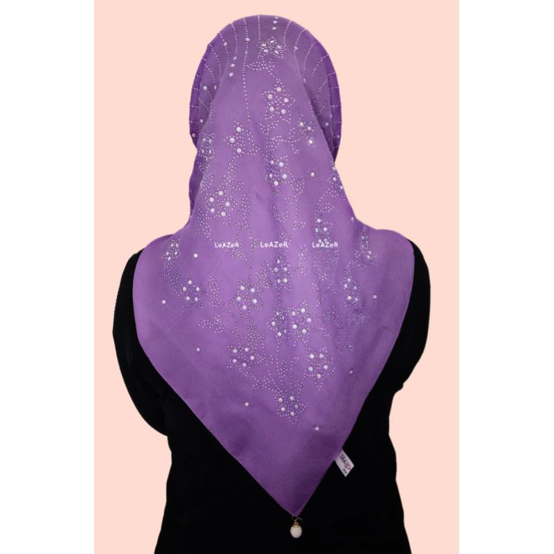 Kerudung Segi Empat Payet Swarovski Hijab Payet