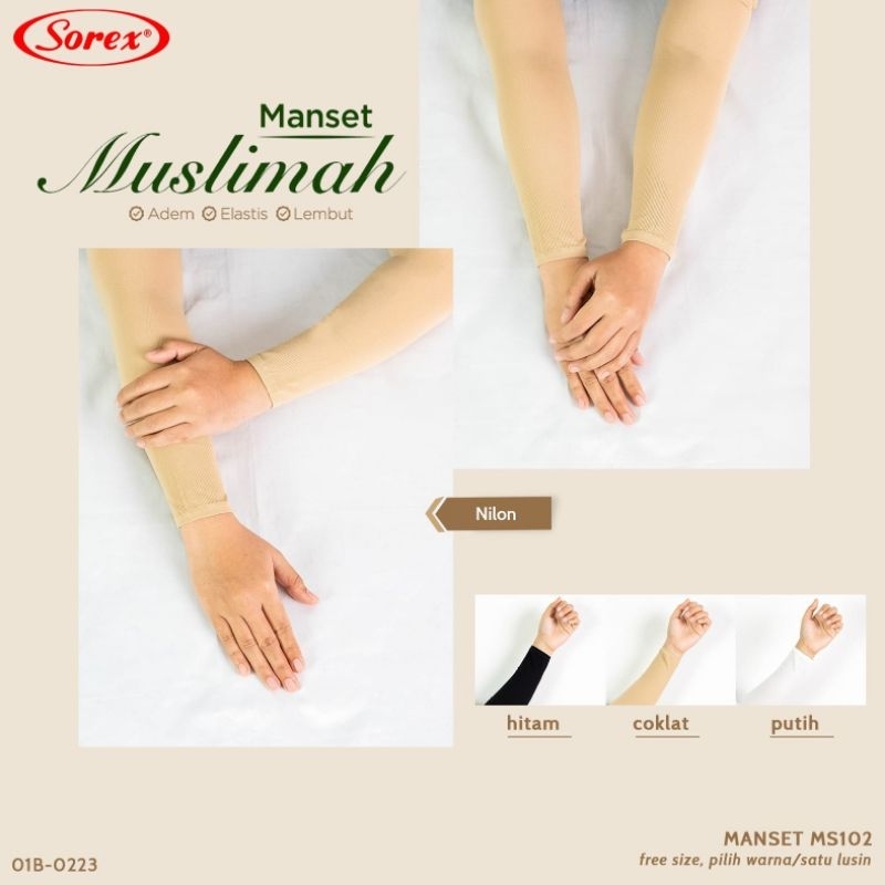 Manset Sorex Muslimah MS 101 ( Jempol) &amp; MS 102 handshock