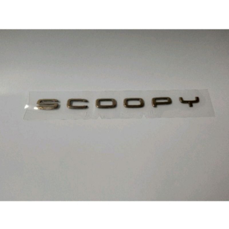 emblem Scoopy emas 2020/2021/original honda