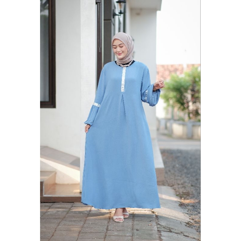 EKHSA GAMIS ABAYA TURKEY Crinkle airflow