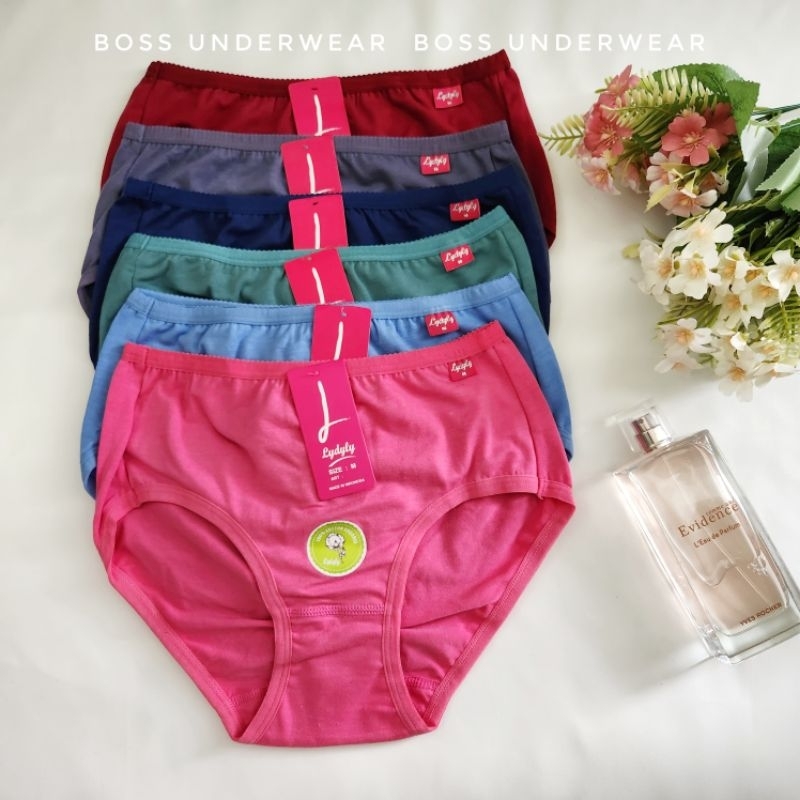 Celana dalam katun polos soft, cd wanita katun, cd wanita Lydyly, celana dalam murah