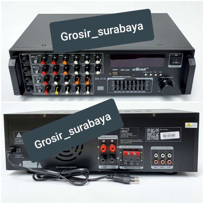 POWER AMPLI AMPLIFIER BLUETOOTH DAT DA 313 / DA313