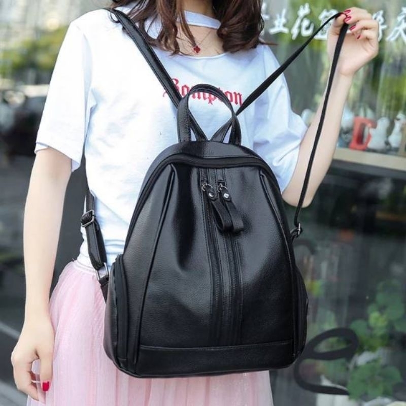 TAS RANSEL WANITA / RANSEL KULIT / RANSEL MINI / BACKPACK KOREA /STYLISH BACKPACK MULTIFUNGSI!!