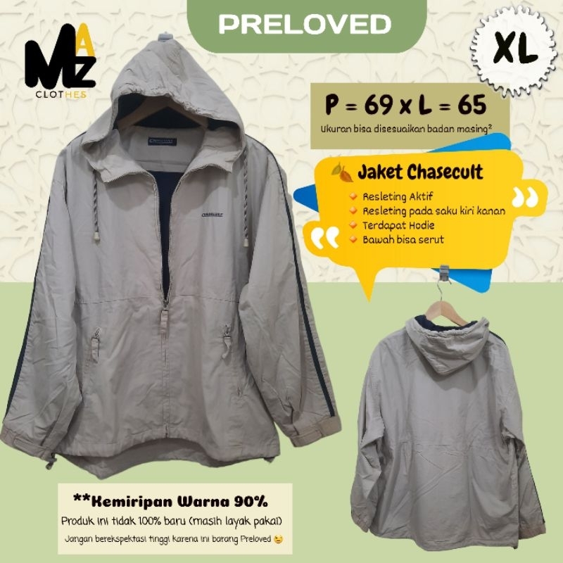 MAZ Preloved - Bekas Jaket ChaseCult - Jaket Second Branded - Murah Layak Pakai