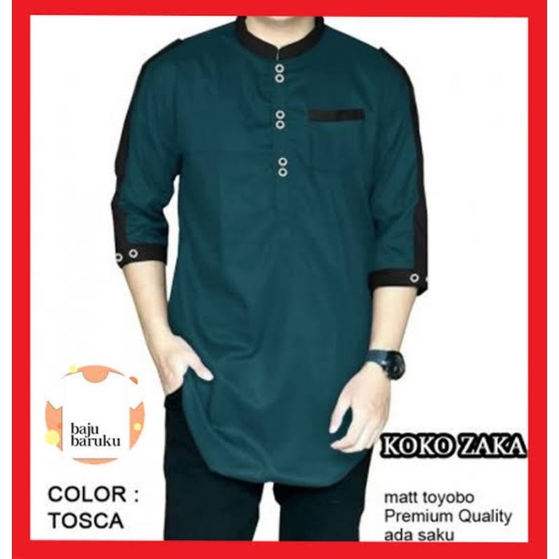 Baju Koko Zaka Terbaru-Baju Koko Kurta Pakistan Zaka