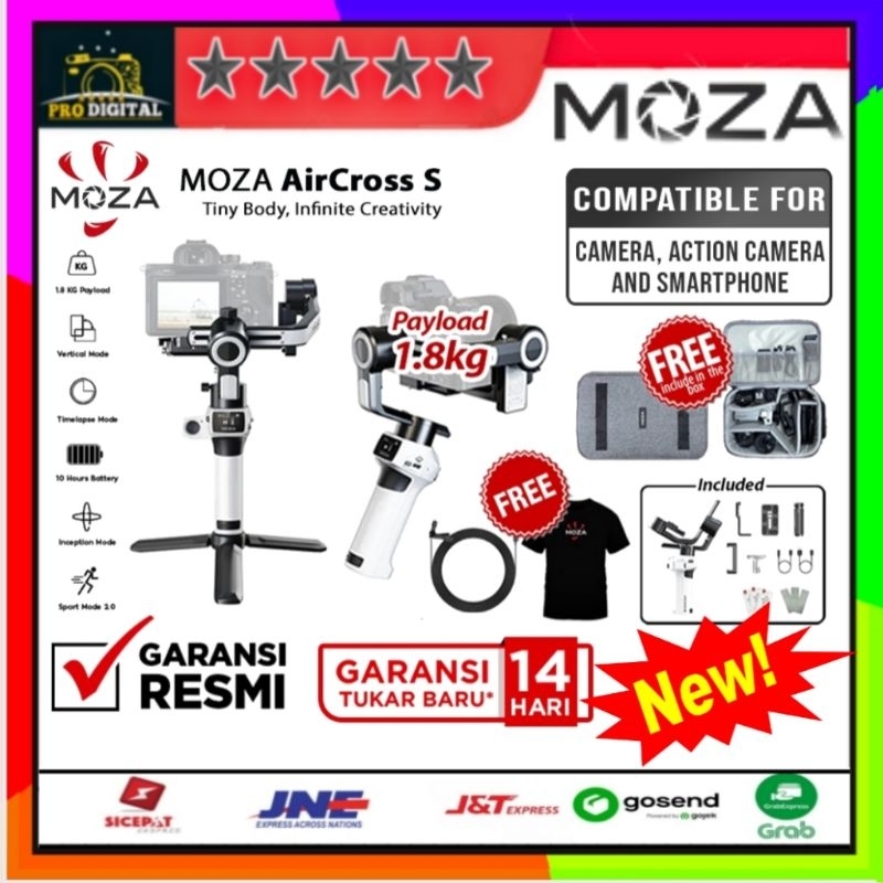 Moza Aircross S Gimbal Stabilizer Camera Moza Aircross S 3 Axis Original