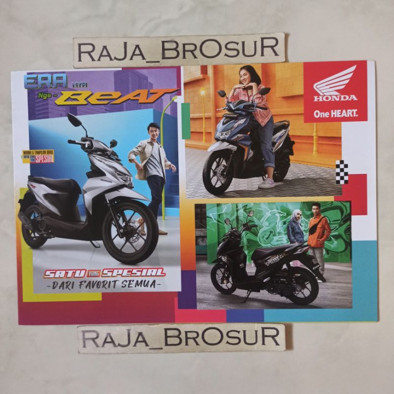 Poster brosur katalog leaflet Honda Beat/Beat Street 2021