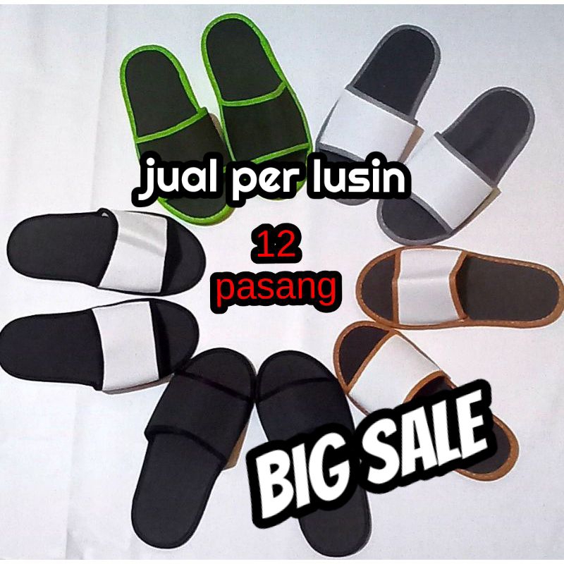jual.sandal hotel klinik salon...per.lusin...12pasang