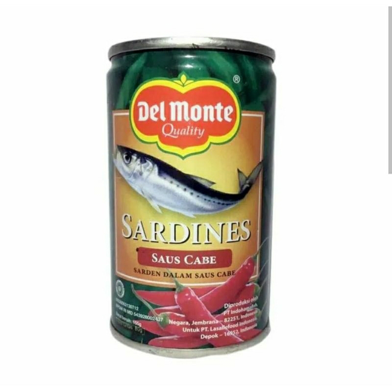 Delmonte Sarden Chili 155 gr