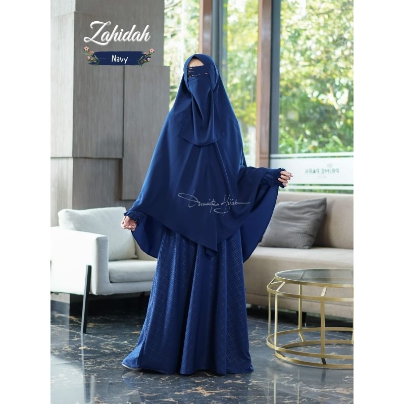 Gamis Syari Zahidah Embos by Damaira Hijab