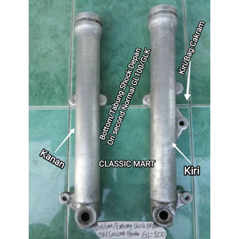BOTTOM SHOCK DEPAN GL100 TABUNG SHOCK DEPAN GL100 GL125 GLK GL 100 CDI