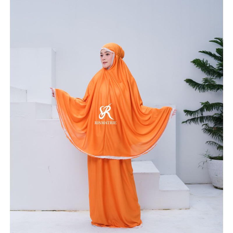 MUKENA AMPLOP JUMBO Mukena travel Renda Premium MUKENAH TRAVELING MUKENA TR Mukenah hyget higet Rismatrie JUMBO Hyget Polos All Siza Free Tas Traveling-Mukena Amplop mustar