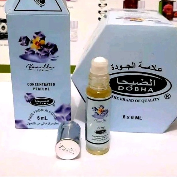 VANILLA ICE Parfum DOBHA Kemasan 6ml Minyak Wangi Roll On Non Alkohol