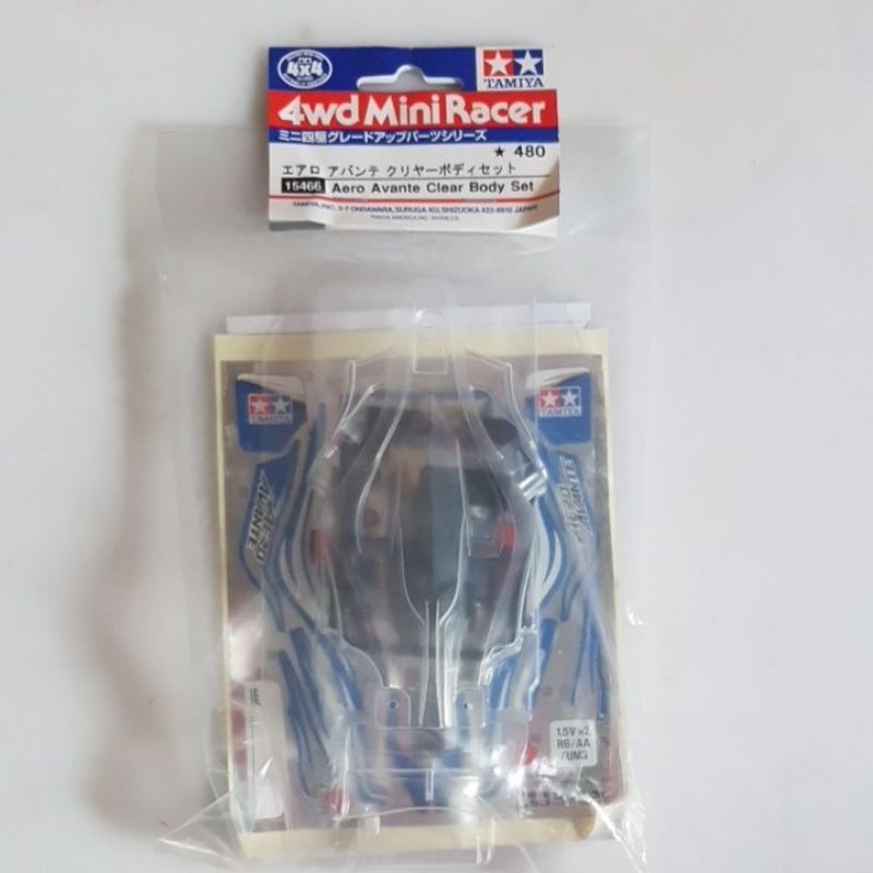 tamiya 15466 aero avante clear body set, original tamiya