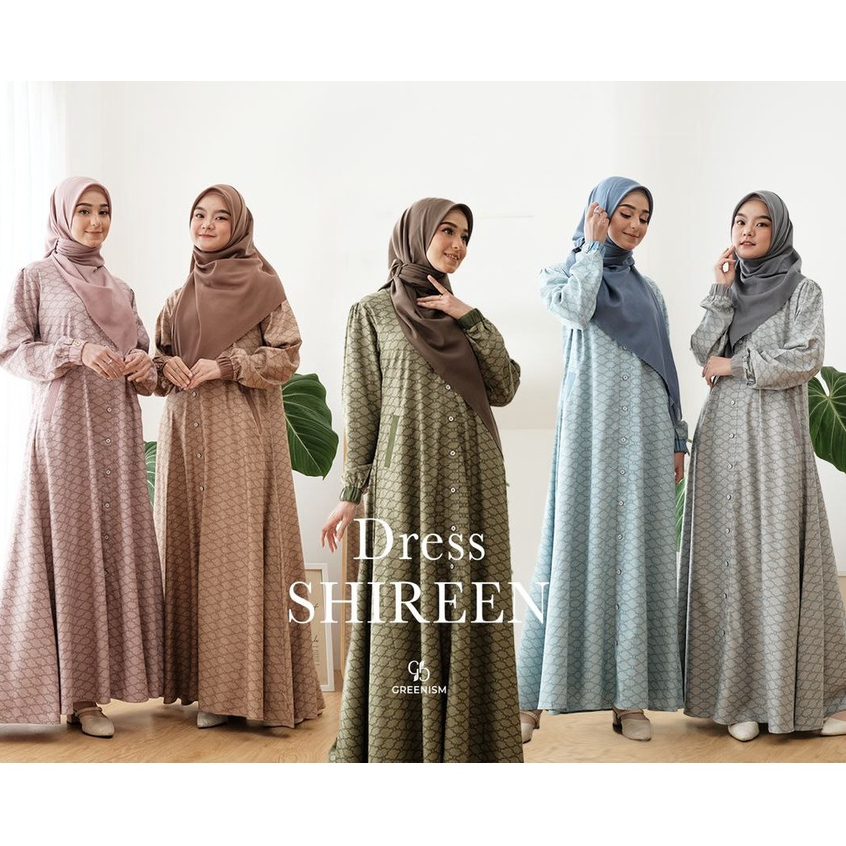 Greenism Gamis Shireen Quality Premium Syar'i Dress