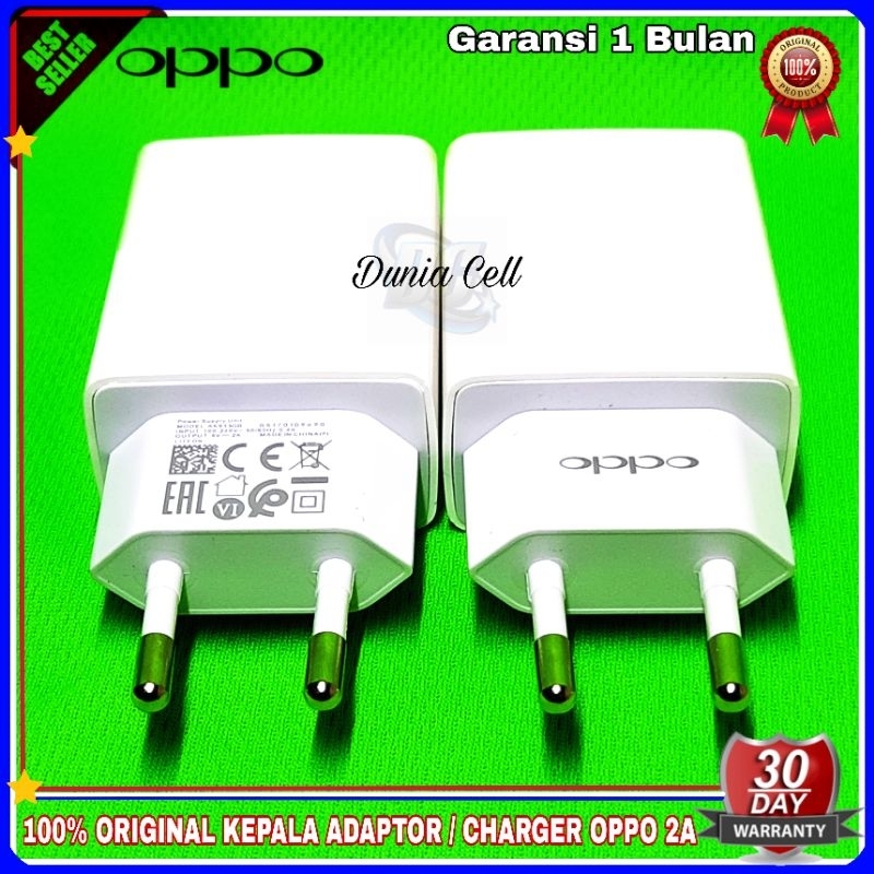 Promo Kepala Adaptor / Charger Oppo AK933 ORIGINAL 100% Charger Oppo 2A