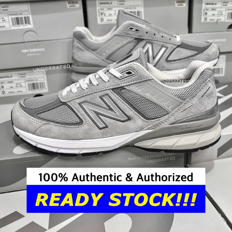 New Balance 990 V5 Grey Made In USA M990GL5 (100% Authentic)