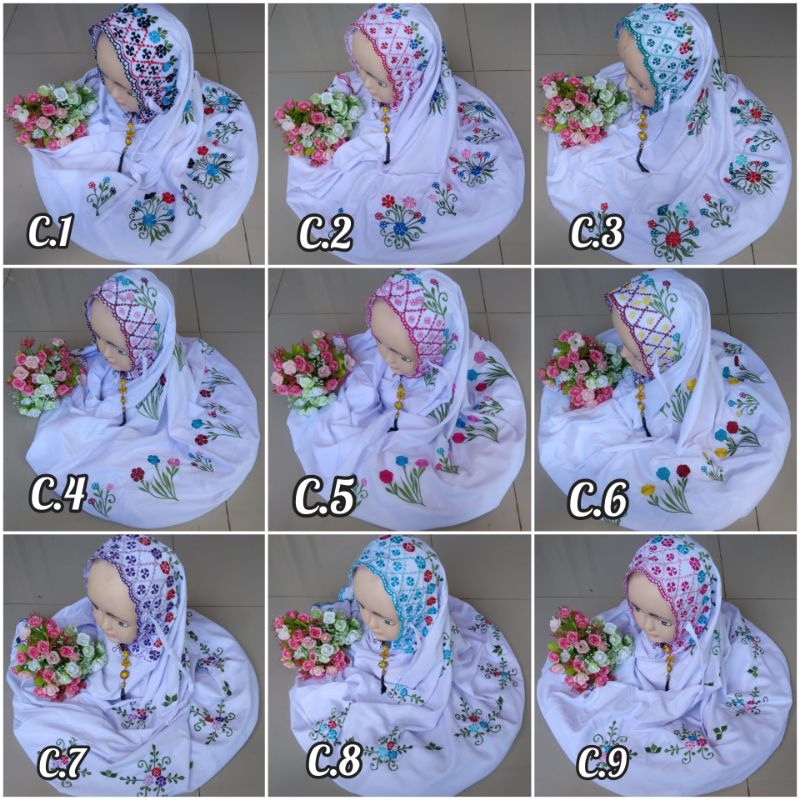 Mukena Anak SD/Mukena Anak Perempuan/Mukena Anak Kelas 1-3 Sd/Mukena Anak Kelas 4-6Sd