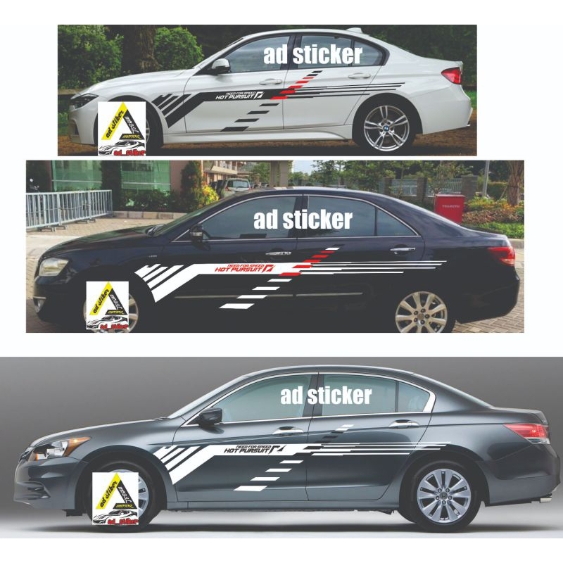 STIKER MOBIL SEDAN VIOS COROLLA MERSEY DLL STIKER CUSTOM STICKER CUTTING MOBIL