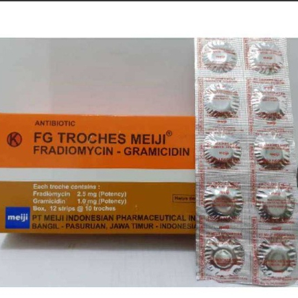 FG TROCHES MEIJI 1 STRIP @ 10 TABLET HISAP