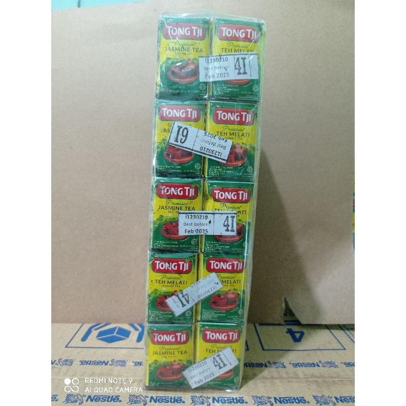 SLOP TONG TJI PREMIUM 10GRAM X 50BOX TEH TONGJI BUBUK /TEH SEDUH