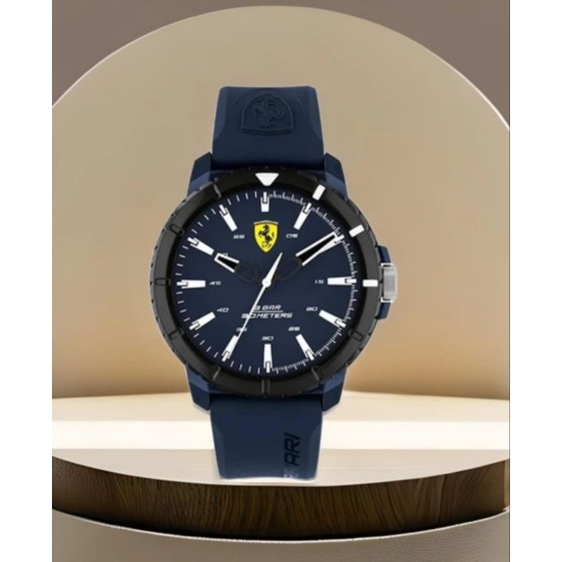JAM TANGAN PRIA ANALOG FERRARI 0830904 Original