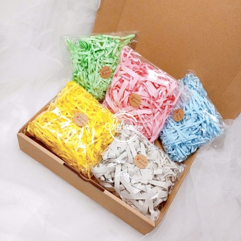 

Per 1gr Kertas Cacah Serut Packing isi Hampers Shredded Paper by TJIWI KIMIA