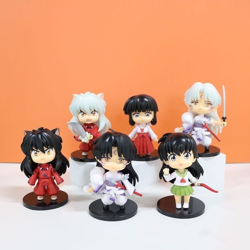 ACTION FIGURE INUYASHA [ BISA COD ] 1 SET ISI 6