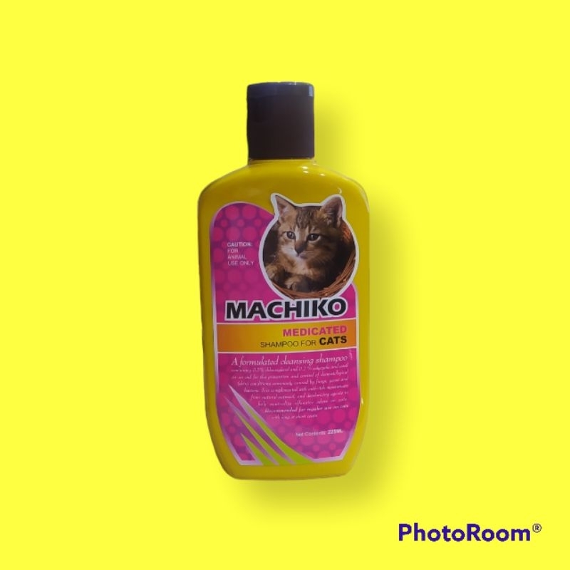 Machiko medicated shampo jamur kutu for cat 225ml