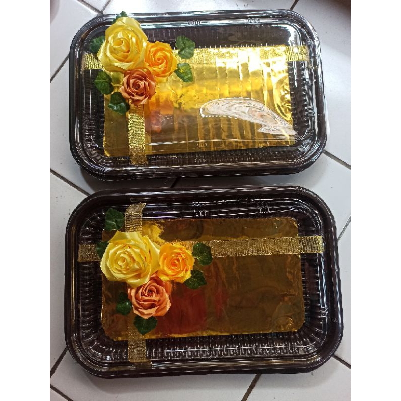 

Tray Mika Nampan Plastik Kue Hias Ukuran Besar / Ukuran Large / L