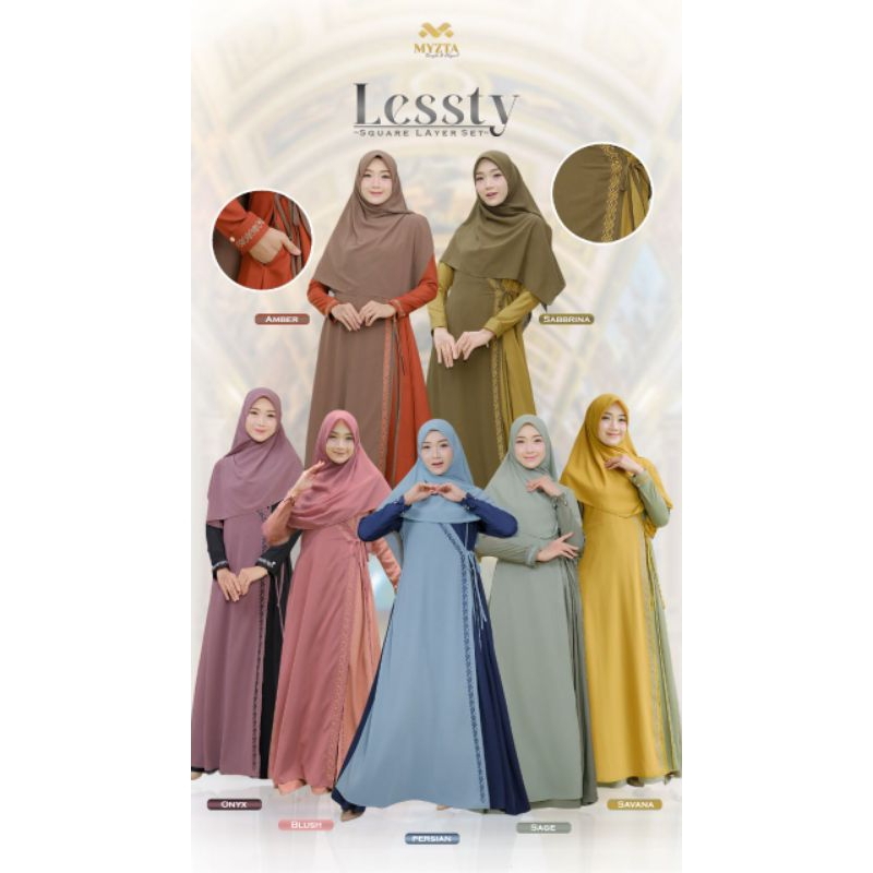 Lessty Myzta sarimbit keluarga ready stok