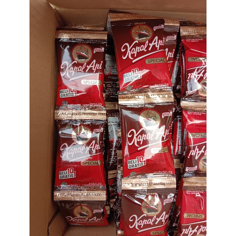 

Kopi Kapal Api Tanpa Gula 6.5 Gram 1 Renceng