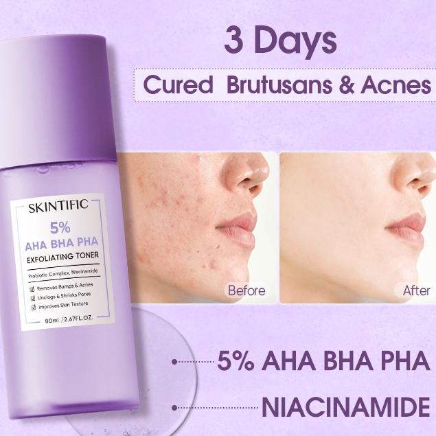 Skintific - 5% Aha Bha Pha Exfoliating Toner