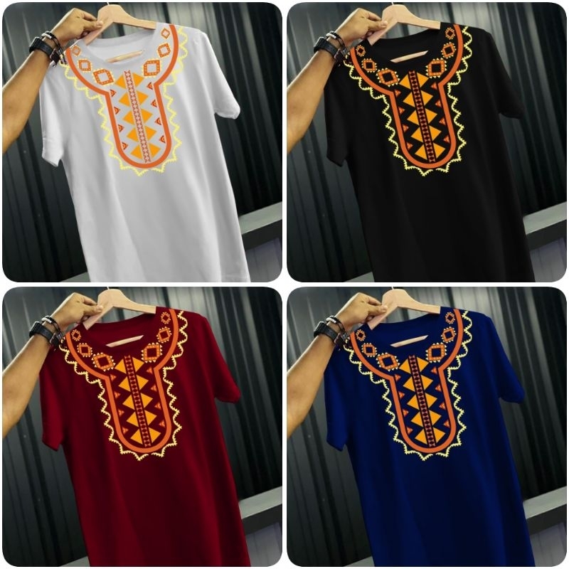 BAJU ATASAN KAOS COWOK SIZE JUMBO MOTIF BATIK 1 PRINTING KEREN T-SHIRT TANGAN PENDEK BAJU PRIA MURAH