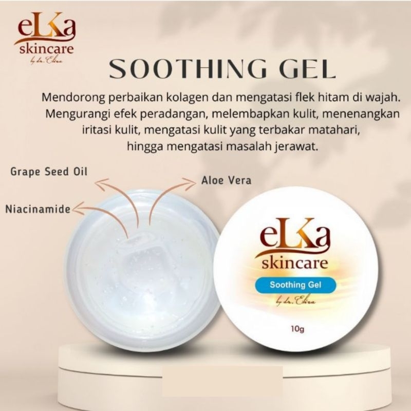 ELKA SKINCARE / SOOTHING GEL ELKA SKINCARE / SHOOTHING GEL / PELEMBAB WAJAH / PELEMBAB