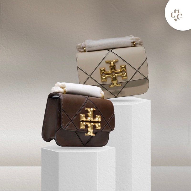 TB Eleanor Diamond Quilted Small Convertible Shoulder Bag