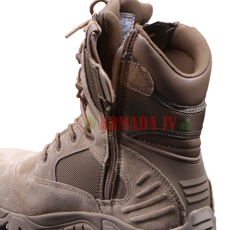 Sepatu Tactical DELTA Tinggi Krem Import Tactical Boots